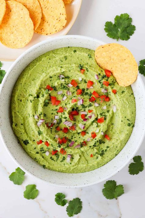 High-Protein Edamame Guacamole – Goodness Avenue How To Make Edamame, Vegan Edamame, Loaded Recipes, Season Salmon, Edamame Recipes, Whole Food Vegan, Bless The Food Before Us, Salsa Dips, Healthy Whole Food Recipes