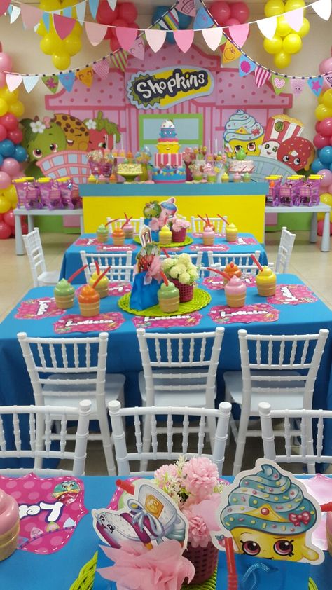 Shopkins Birthday Party Decoration, Silly Birthday Wishes, Shopkins Party Decorations, Candyland Party Theme, Shopkins Bday, Shopkins Birthday Party, Shopkins Party, Shopkins Birthday, Hawaiian Birthday Party