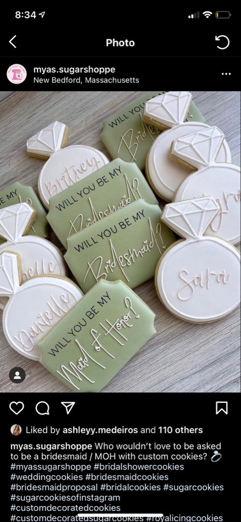 Maid Of Honor Proposal Cookies, Bridesmaid Proposal With Cookies, Will You Be My Bridesmaid Cookies Sugar, Bridal Party Proposal Party, Cookies Bridesmaid Proposal, Wedding Party Proposal Cookies, Asking To Be Bridesmaid Ideas Diy, Groomsmen Cookies Proposal, Bridal Party Cookie Proposal