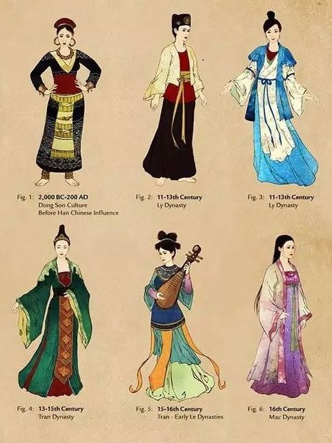 The Chinese and Vietnamese Mac dynasty had pretty dresses and hair!! Vietnam Clothing, 13th Century Clothing, Ancient China Clothing, Traditional Vietnamese Clothing, Culture Clothes, Vietnam Clothes, Ancient Vietnam, Dynasty Clothing, Vietnamese Clothing