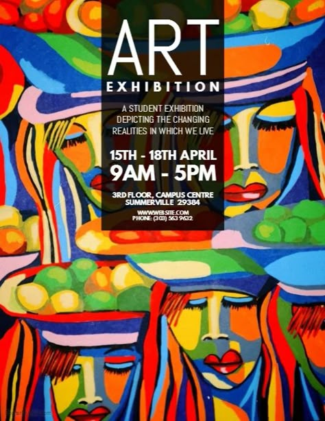 Art Exhibition Flyer Art Exhibition Flyer, Exhibition Poster Design, Exhibition Flyer, Poster Grafico, Poster Graphic Design, Galleria D'arte, Art Invitation, Art Exhibition Posters, Museum Poster