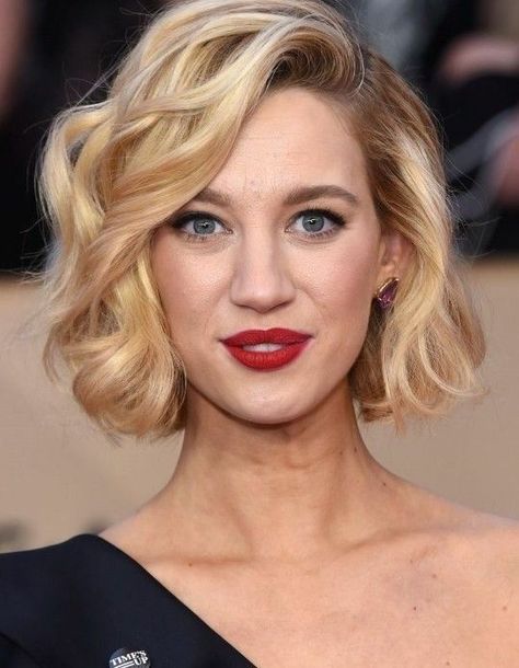 Haircuts Designs, Yael Grobglas, Curly Bridal Hair, Glamorous Wedding Hair, Hairstyles Long Hair, Rose Mciver, Bob Wedding Hairstyles, Hairstyle Girl, Faux Bob