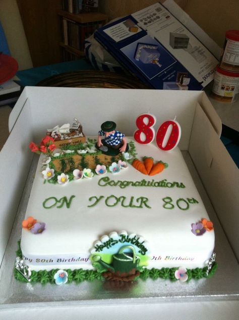 80th birthday cake 80th Birthday Cake, 80 Birthday Cake, 80th Birthday, Cake Creations, Birthday Cake, Cake, Birthday