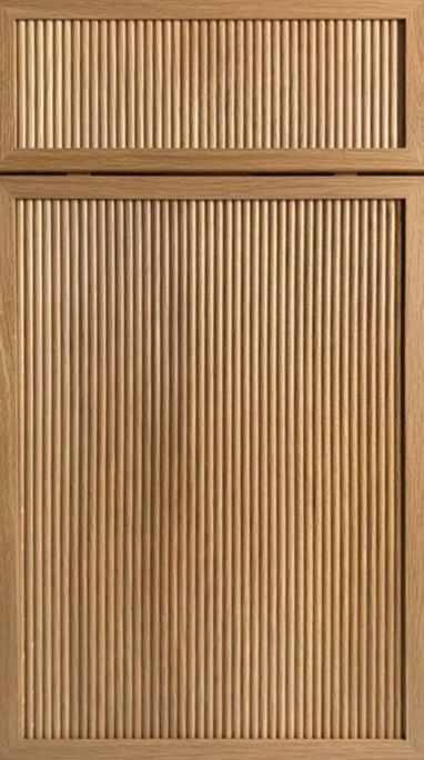 Full Overlay Cabinet Door Styles - Kountry Kraft Reeded Wood Cabinet, Carved Kitchen Cabinet Doors, Ribbed Cabinet Door, Wood Paneling Kitchen Cabinets, Tiled Cabinet Doors, Reeded Wood Kitchen Cabinets, Tambour Doors Kitchen, Ribbed Wood Cabinet, Door Profile Design