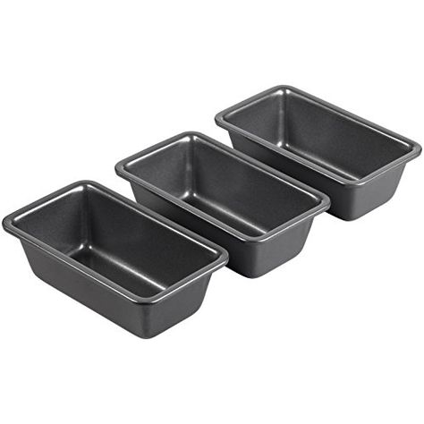 Wilton 3 Piece Mini Loaf Pan Set 21051425 >>> This is an Amazon Affiliate link. You can find out more details at the link of the image. Cake Pan Set, Bake Bread, Homemade Breads, Mini Loaf Pan, Pound Cakes, Mini Loaf, Classic Cake, Bakeware Set, Pan Bread