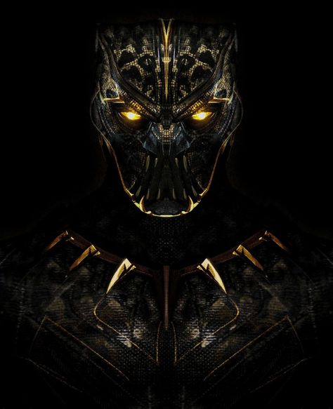 Killmonger Wallpaper, Kill Monger, Black Panther Hd, Black Panther Hd Wallpaper, Golden Jaguar, Erik Killmonger, Image Dbz, Film Marvel, Black Panther Art