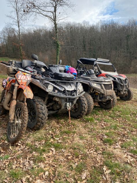 #motocross #brp #ktm #arcticcat Razor Riding, Motor Cross, Old Cabin, Four Wheeling, Country Girl Life, Cowgirl Accessories, Motorcycle Aesthetic, 4 Wheelers, Dream Cars Jeep