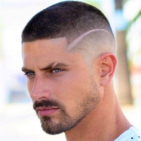 Men’s Buzz Cuts on Instagram: “Buzz Cut 150 #buzz #buzzcut #barber #clippers #menshair #hairstyles #hairstylesformen #feelthebuzz” New Men Hairstyles, Buzz Cut For Men, Buzz Cut Styles, Crew Cut Haircut, Mid Fade Haircut, Buzz Cut Hairstyles, Cool Hairstyles For Men, Mens Haircuts Fade, Corte De Cabelo Masculino