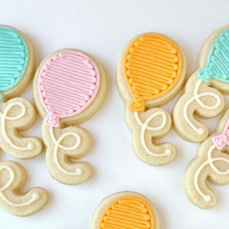 Jessi | Ms Whisk on Instagram: "Celebrate every day. Each one is a gift. 🎉🎉🎉 • • #buttercreamsugarcookies #buttercreamcookies #cookiesofinstagram #instacookies #sugarcookies #buttercream #decoratedsugarcookies #buttercreamcookiers #instabaker #inspiredbybuttercream #ohiosmallbusiness #birthdaycookies #ballooncookies" Birthday Cookies Buttercream, Birthday Buttercream Cookies, Buttercream Birthday Cookies, Rolled Buttercream Decorated Cookies, Buttercream Cookie Decorating, Buttercream Cookies Decorated, Buttercream Decorated Cookies, Buttercream Sugar Cookies, Rolled Buttercream