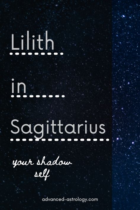 If you want to read about the meaning of Lilith in Sagittarius, you have come to the right place. If you have this Lilith sign, you have to find your own truth. People with this placement are adventurous but they feel restricted. They often come from a background where they were taught a certain set... What Is Lilith In Astrology, Black Moon Lilith In Sagittarius, Sagittarius Lilith Aesthetic, Lilith In Sagittarius Aesthetic, Lilith Sagittarius, Lilith In Sagittarius, Lilith Quotes, Sagittarius Meaning, Lilith Astrology