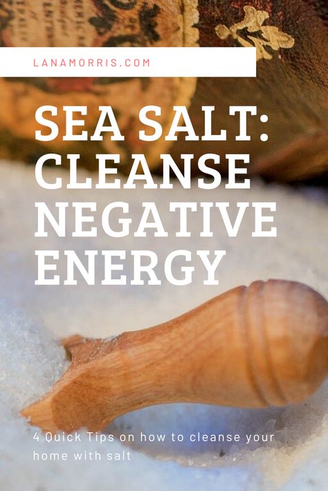 Have you thought about using sea salt to cleanse negative energy? Here are some tips on how to create a cleansed energetic space. Sea Salt Spiritual Uses, Sea Salt For Negative Energy, Lemon And Salt For Negative Energy, Sea Salt Cleanse, Salt Cleanse, Lemon Cleanse, Clearing Negative Energy, House Cleansing, Heart Diet