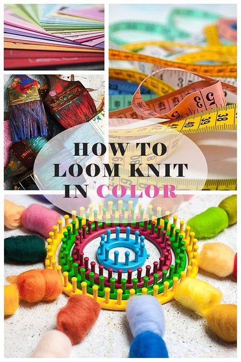 Loom Knitting Patterns Free, How To Loom Knit, Loom Knitting For Beginners, Tricotin Long, Round Loom Knitting, Circle Loom, Loom Knitting Tutorial, Loom Knitting Stitches, Loom Crochet