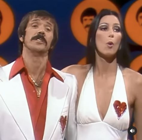 Sonny & Cher Cher And Sonny Costume, Sonny And Cher Costume Halloween Diy, Sunny And Cher Costume, Sonny And Cher Outfits, Sonny And Cher Costume Halloween, Sunny And Cher, Sonny And Cher Costumes, Sonny And Cher Costume, Cher Halloween Costume