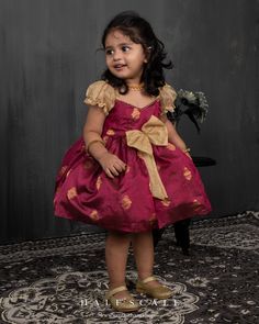 Traditional Dresses For Baby Girl, Pattu Frocks For Baby Girl, Traditional Frocks For Kids, Saree Frock Dresses For Kids, Traditional Frocks For Baby Girl, Baby Pattu Frocks Designs, Baby Pattu Pavadai Designs, Pattu Frocks For Kids, Frock Traditional