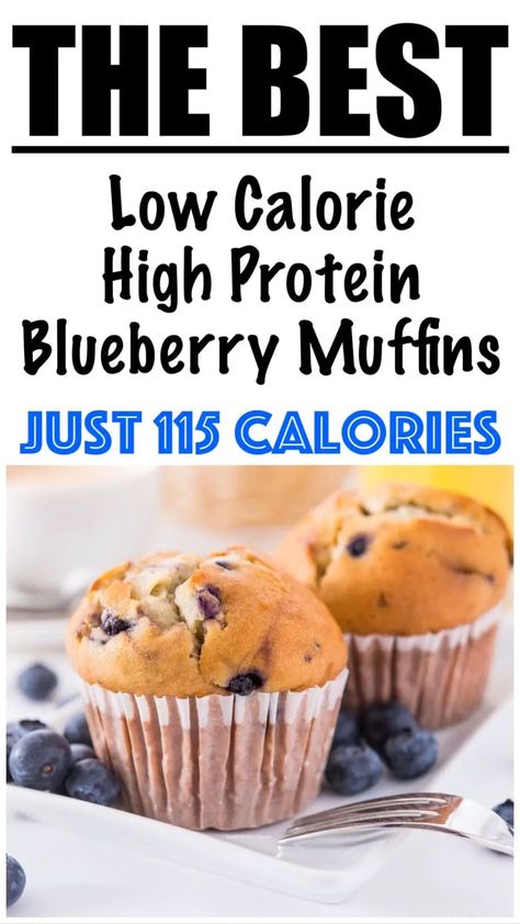 100 Calorie Blueberry Muffins, Low Carb High Protein Blueberry Muffins, High Protein Blueberry Bread, Macro Friendly Muffin Recipes, Macro Friendly Blueberry Muffins, Eggless Protein Muffins, Protein Muffins Low Calorie, Protein Powder Blueberry Muffins, Blueberry Muffins With Protein Powder