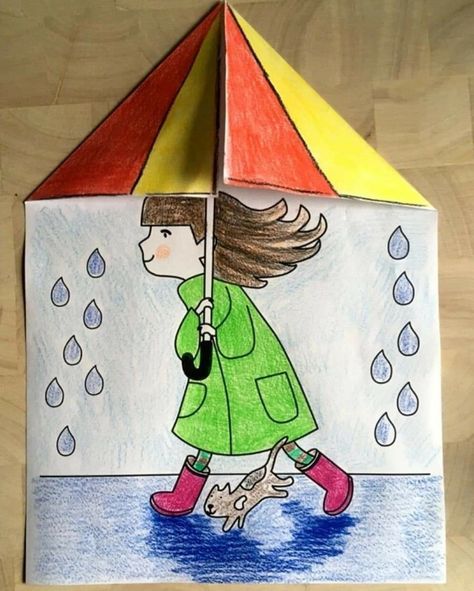 Kindergarten Art Lessons, Classroom Art Projects, Preschool Art Activities, Art Lessons For Kids, Elementary Art Projects, Fall Crafts For Kids, Kindergarten Art, Autumn Crafts, Paper Crafts For Kids