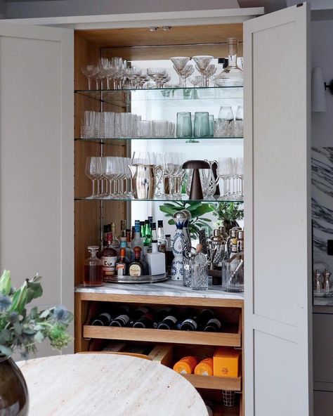 Handmade Kitchens Of Christchurch, Bar Bookshelf, Drinks Cupboard, Drink Cabinet, Bar Storage Cabinet, Sarah Robertson, Kitchen Bars, Billiards Room, Dry River