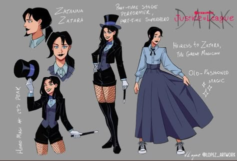 Lopez Artwork, Dc Redesign, Zatanna Dc Comics, Zatanna Zatara, Justice League Dark, My Superhero, Marvel Characters Art, Dc Comics Artwork, Dc Art