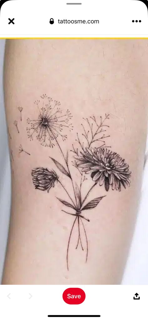 Dandelion Tattoo Design, Dandelion Tattoo, Sleeves Ideas, Tattoo Work, Forearm Tattoo, Butterfly Tattoo, New Tattoos, Tattoo Design, I Tattoo