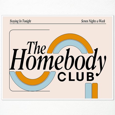 PRICES MAY VARY. The Homebody Club Wall Art: Join "The Homebody Club" with our exclusive wall art collection. Embrace the cozy and introverted lifestyle with unique designs that celebrate the joy of staying in. Available in three sizes: 12x16 inches, 16x24 inches, and 24x36 inches, our wall art is perfect for creating a comforting atmosphere in your home. Elevate your apartment decor with our fun art prints designed to hang proudly above your couch. These vibrant and engaging prints from "The Ho Stay A While Sign, The Homebody Club Print, Fun College Apartment, The Homebody Club, College Apartment Art, Canvas Wall Decor Living Room, Homebody Club, Above The Couch, Apartment Things