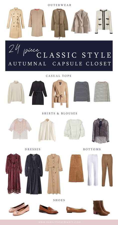 Classic Elegant Capsule Wardrobe, Classic Style Personality Outfits, Timeless Autumn Outfits, Autumn Classic Outfits, Dramatic Classic Autumn, Classic Timeless Style Women, Soft Classic Capsule Wardrobe, Soft Classic Winter, Classic Style Women Outfits