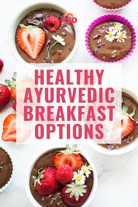 Start your morning the right way with my simple and delicious healthy Ayurvedic breakfast options. This is your guide to morning wellness with three healthy breakfast options to choose on based on your body type and tastes.  #AyurvedaRecipes #AyurvedaNutrition #NutritionalRecipes #AyurvedicCooking #AyurvedicTeaRecipes #AyurvedicSpices #AyurvedicDrinks #MedicinalCandy Ayurvedic Breakfast Recipes, Ayurvedic Breakfast, Morning Wellness, Himalayan Shilajit, Ayurveda Diet, Ayurveda Recipes, Ayurvedic Diet, Ayurvedic Recipes, Ayurvedic Healing