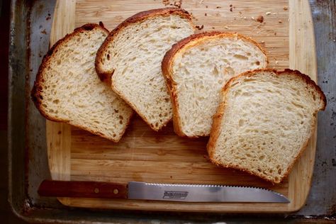 This Pillowy Soft Milk Bread Is The Best Thing Since Sliced BreadDelish Cheddar Bread, Indian Milk, Milk Bread Recipe, Sandwich Ideas, Milk Bread, Bread Toast, Flat Bread, Sandwich Bread, Evaporated Milk