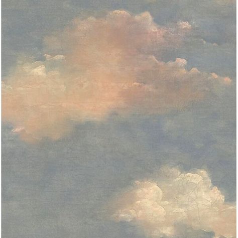 Floating Clouds, Pink Clouds Wallpaper, Blue Sky Wallpaper, Pastel Clouds, Smooth Wallpaper, Embossed Wallpaper, Cloud Wallpaper, Wallpaper Accent Wall, Blue Backdrops