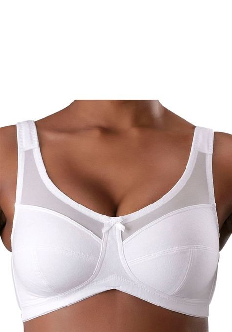 PETITE FLEUR Entlastungs-BH (2 Stück) Damen, Schwarz / Weiß, Größe 75 B Bra Storage, Padded Bra, Bra Styles, Bra Lingerie, Workout Clothes, Beauty Hacks, Most Beautiful, Lingerie, Black White