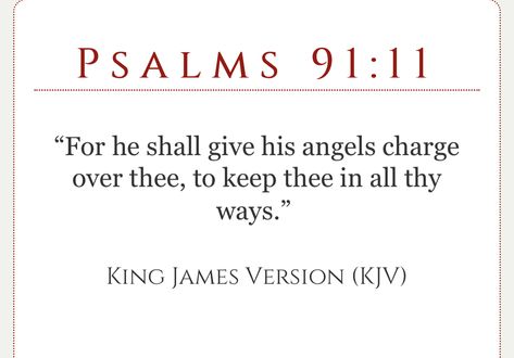 Psalms 91 11, Biblical Inspiration, Bible Quotes Prayer, King James Version, Bible Scriptures, Bible Quotes, Bible Study, Psalms, Bible