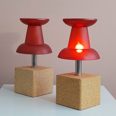 Large Pop Art Push Pin Table Lamps by Justin Cheung, 1990's | #228805 Push Pin Lamp, Funky Table Lamps, Pushpin Lamp, Pop Art Lamp, Fun Table Lamp, Things That Look Like Other Things Decor, Weird Lamps, Pencil Lamp, Pop Art Room