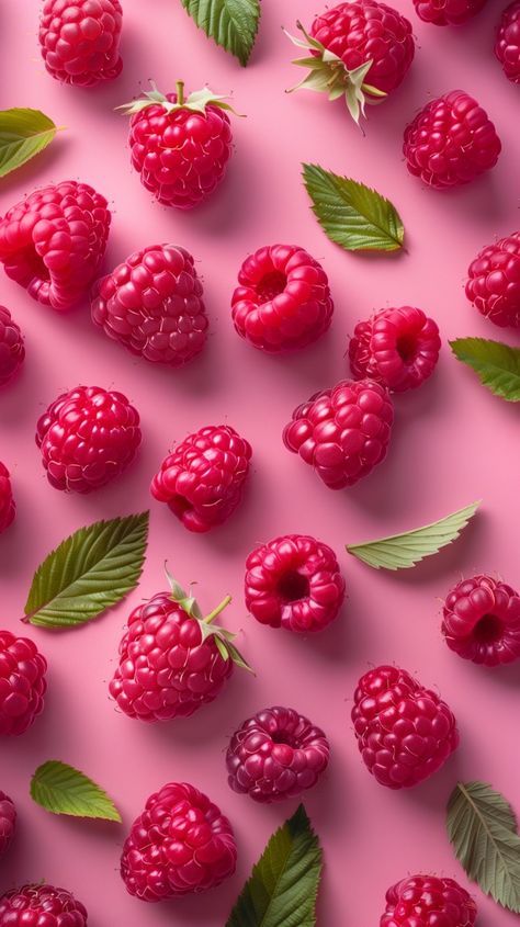 Fresh Wallpaper Iphone, Pink Food Wallpaper, Raspberry Images, Raspberry Background, Raspberry Wallpaper, Summer Iphone Wallpaper, Kosmetyki Mary Kay, Wallpaper Whatsapp, Jelly Wallpaper