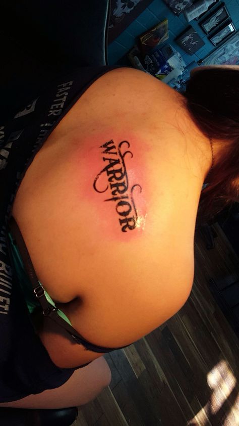 Warrior tattoo Tattoo Warrior Word, Warrior Princess Tattoo For Women, Warrior Tattoos Word, Princess Tattoo, Hand Tats, Warrior Tattoos, Strength Of A Woman, Warrior Tattoo, Piercings And Tattoos