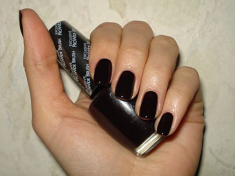 My fav....Linkin Park After Dark, OPI Black Painted Nails, Dark Color Nails, Lincoln Park After Dark, Opi Gel Nails, Nail Piercing, Squoval Nails, Gel Nails At Home, Glamour Nails, Painted Nails