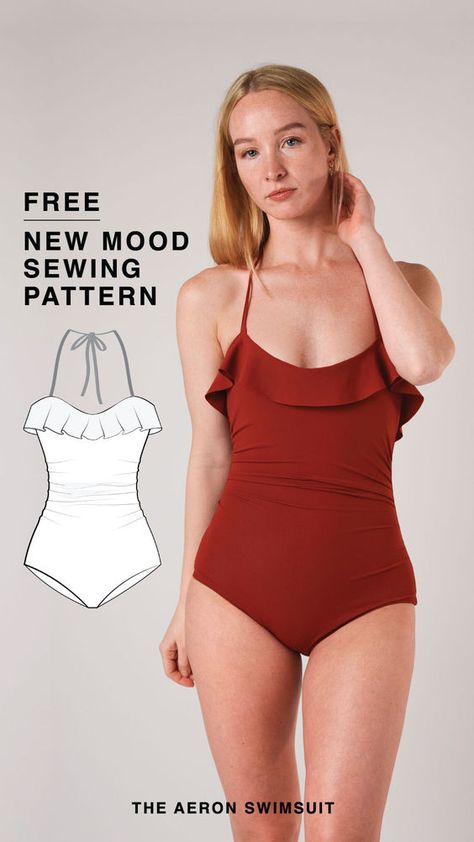 Sew along with the Aeron Swimsuit Pattern! Dive into the fun with Mood Fabrics’ latest free sewing pattern 🏖️ Swimsuit Pattern Sewing, Diy Swimsuit, Bathing Suit Patterns, Swimwear Pattern, Tricot Fabric, Free Sewing Pattern, Swimsuit Pattern, Make Your Own Clothes, Mood Fabrics