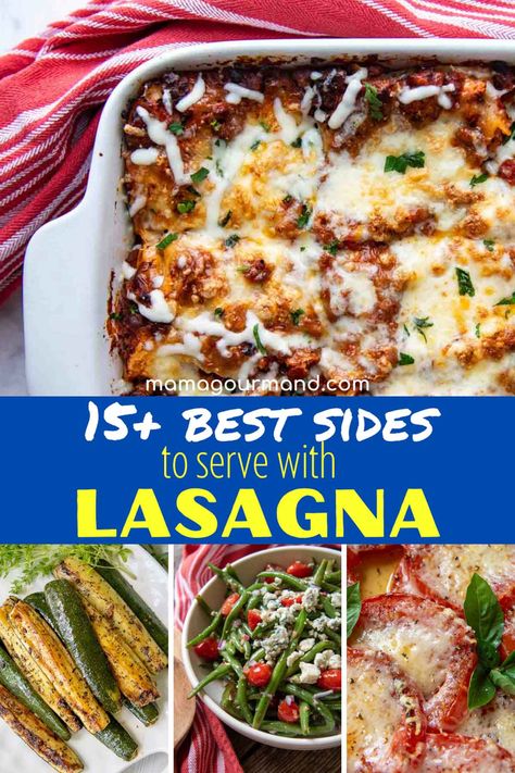 What Goes With Lasagna Dinners, Side Dishes To Go With Lasagna, Lasagna Buffet Ideas, Sides With Lasagna Dinner, Salad With Lasagna, What To Serve With Lasagna, Salad To Go With Lasagna, Sides To Go With Lasagna, What To Serve With Pasta