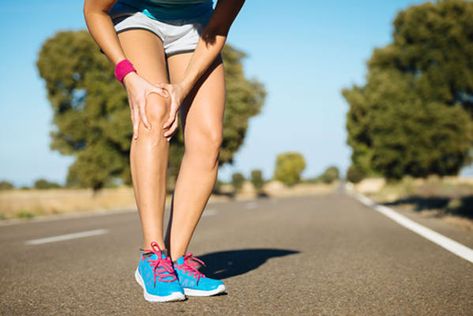 With all of the running, jumping, squatting and bending you do, it’s important to take care of your knees. Here's how to avoid damaging this crucial joint. Pulled Calf Muscle, Shin Splint Exercises, Jumpers Knee, Runners Knee, Kinesio Tape, Asam Jawa, Running Injuries, Bad Knees, Knee Exercises