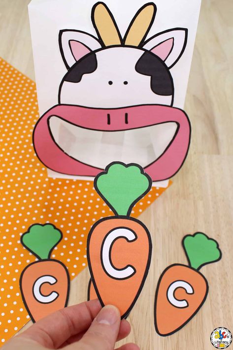 C Projects For Preschool, Letter C Learning Activities, C Letter Activities, C Letter Activity, Letter C Sensory Activities, Letter C Games For Preschool, Letter C Sorting Activity, Letter C Sensory Bin, Letter C Toddler Activities