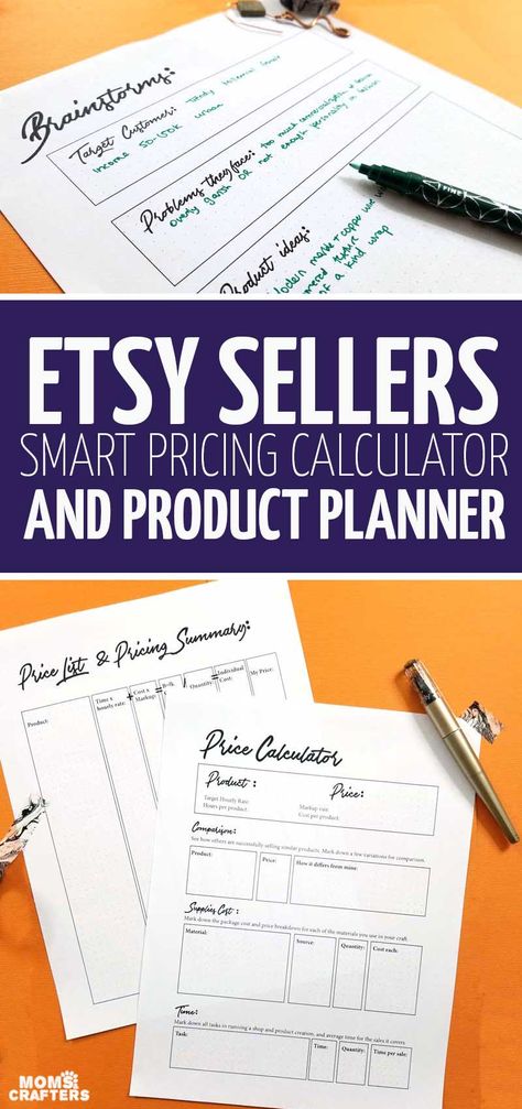 Download this smart pricing calculator for Etsy sellers that takes into account EVERYTHING! This is such a cool handmade goods calculator and crafting calculator for selling handmade jewelry, leather crafts, printables -anything really! Selling Handmade Jewelry, Jewelry Making Books, Price Calculator, Pricing Calculator, Diy Jewelry To Sell, Small Business Planner, Best Small Business Ideas, Leather Ideas, Jewelry Sale