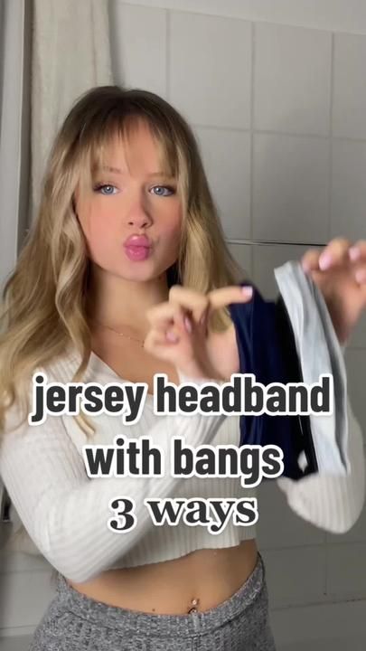 Headband With Curtain Bangs, Headband Bangs Hairstyles, Headband Hairstyles Bangs, Jersey Headband Hairstyles, Headband And Bangs, Headband Hairstyles With Bangs, Headbands With Bangs, Bangs And Headband, Bangs With Headband