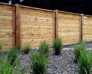 Shipping Crate Homes, Cedar Fence Boards, Wooden Shipping Crates, Fence Boards, Horizontal Fence, Shipping Crates, Types Of Fences, Fencing Companies, Roof Lines