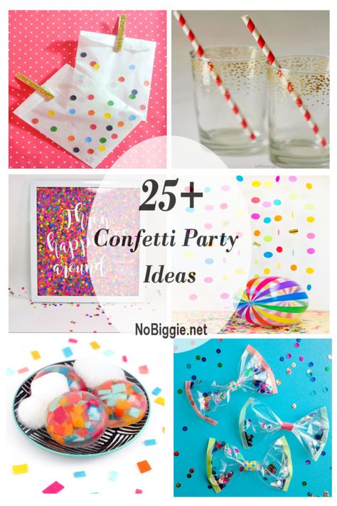 Confetti Party Ideas Confetti Themed Birthday Party, Kindness Party, Confetti Party Theme, Confetti Crafts, Confetti Decor, Confetti Decorations, Sprinkle Kindness, Theme Snack, Confetti Theme