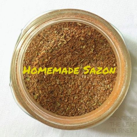 Goya Sazon Recipe, Season Rice, Goya Recipe, Homemade Seasoning Mixes, Sazon Seasoning, Herb Blends, Spice Collection, Homemade Seasoning, Boricua Recipes