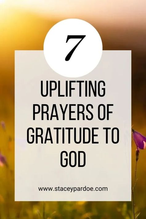 7 Uplifting Prayers of Gratitude to God - Stacey Pardoe Prayer Of Gratitude To God, Gratitude To God Quotes, Having Faith Quotes, Uplifting Prayers, Gratitude To God, Gratitude Prayer, Sample Prayer, Importance Of Prayer, Faith Quotes Christian