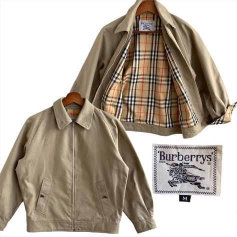 Burberry Jacket Outfit, Harrington Jacket Outfit, Burberry Jacket Mens, Burberry Men Outfit, Burberry Clothes, Harrington Jacket Men, Vintage Jacket Men, Burberry Mens, Farmhouse Vibes