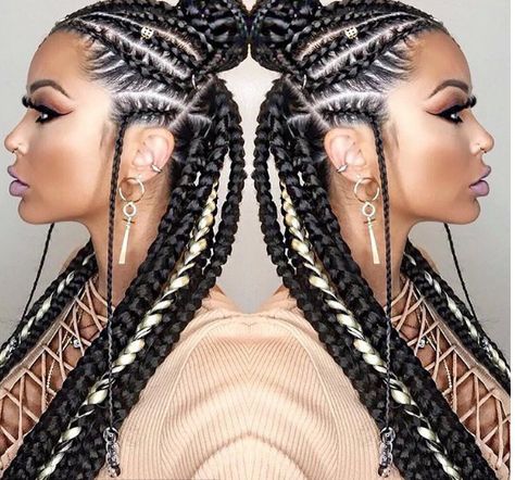 Ghana Braids Hairstyles, Cornrows Styles, Fulani Braids, Beautiful Braids, Alicia Keys, Girls Braids, Hairstyle Look, Penteado Cabelo Curto, African Braids Hairstyles