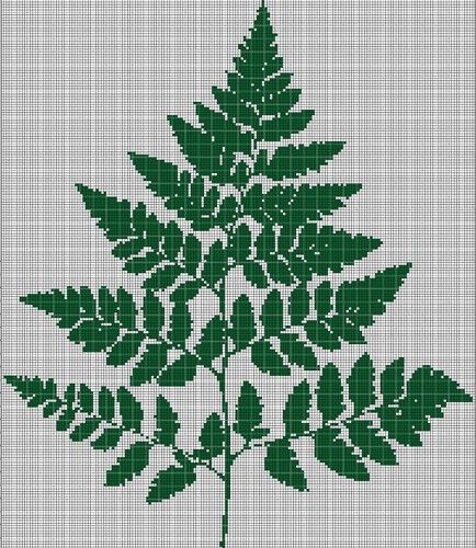 Leaves Silhouette, Simple Chart, Dmc Cross Stitch, Leaf Silhouette, Crochet Doilies, Simple Patterns, Sell Handmade, Leaf Pattern, Digital Pattern