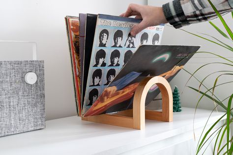 Vinyl holder, Wooden Vinyl Storage Rack, Vinyl records holder, Record organizer, Record holder, Record display, LP Album Display Stand. Vinyl Holders, Vinyl Storage Rack, Records Holder, Vinyl Holder, Record Organizer, Album Display, Record Display, Record Holder, Vinyl Storage