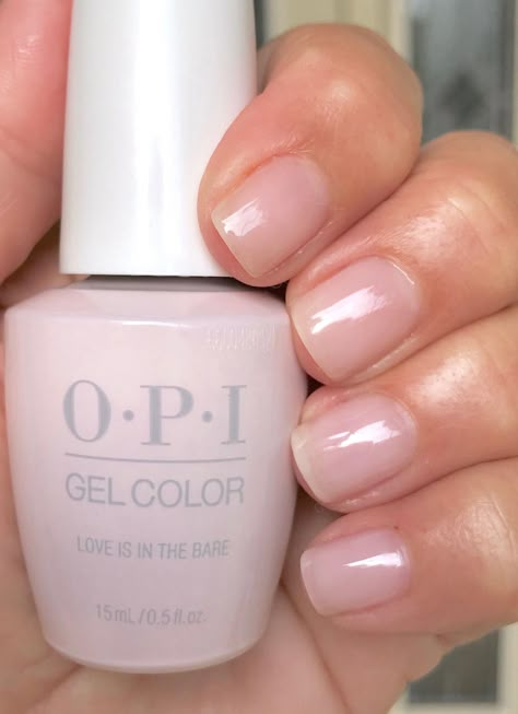 Bare Nails, Nail Shades, Opi Gel Nails, Milky Nails, Finger Nail Art, Easy Nails, Gel Top Coat, Opi Nail Polish, Neutral Nails