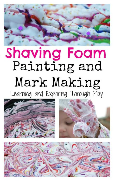 Shaving Foam Painting. Painting Ideas for Kids. Fun for Kids. Mark Making. Sensory Play. Tuff Tray. Learning and Exploring Through Play. Mess Free Tuff Tray Ideas, Shaving Foam Painting, Shaving Foam Tuff Tray, Mark Making Early Years, Foam Painting, Painting Learning, Painting Ideas For Kids, Diy Sensory Board, Diy Sensory